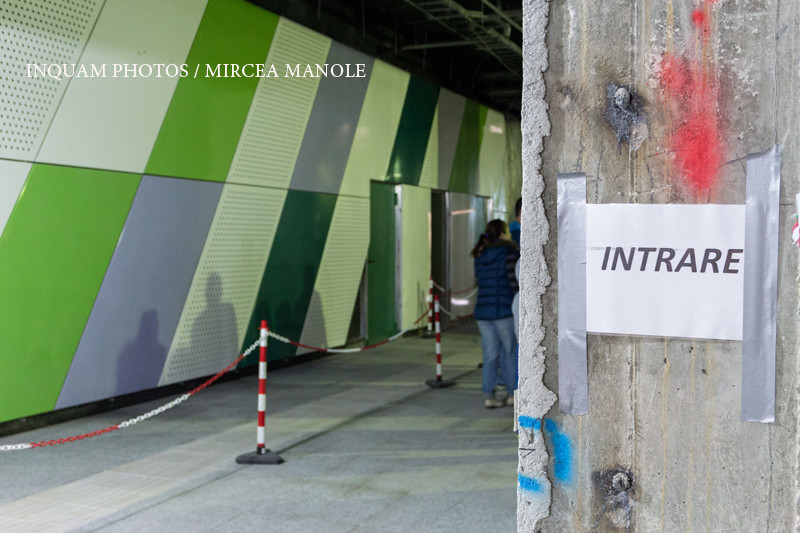 Primele imagini cu statia de metrou in care bucurestenii nu au putut intra pana acum. "Are 10 scari rulante"