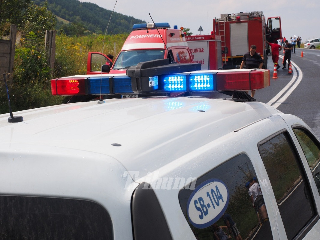 Accident grav in Salaj: noua persoane au fost transportate la spital. Autoritatile au activat planul rosu de interventie