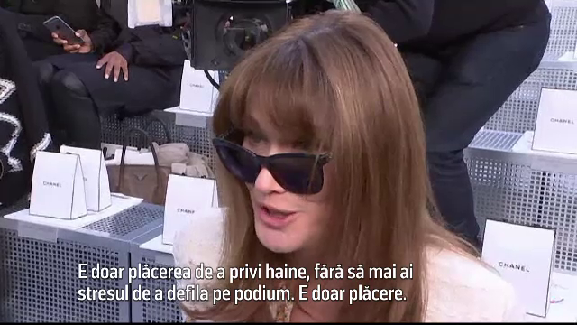 Vedetele prezente la saptamana modei de la Paris. "Eu fac colectii pentru azi, nu pentru ieri"