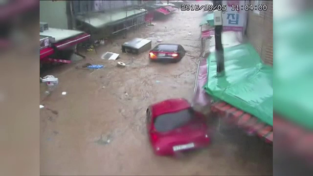 inundatii in Coreea de Sud