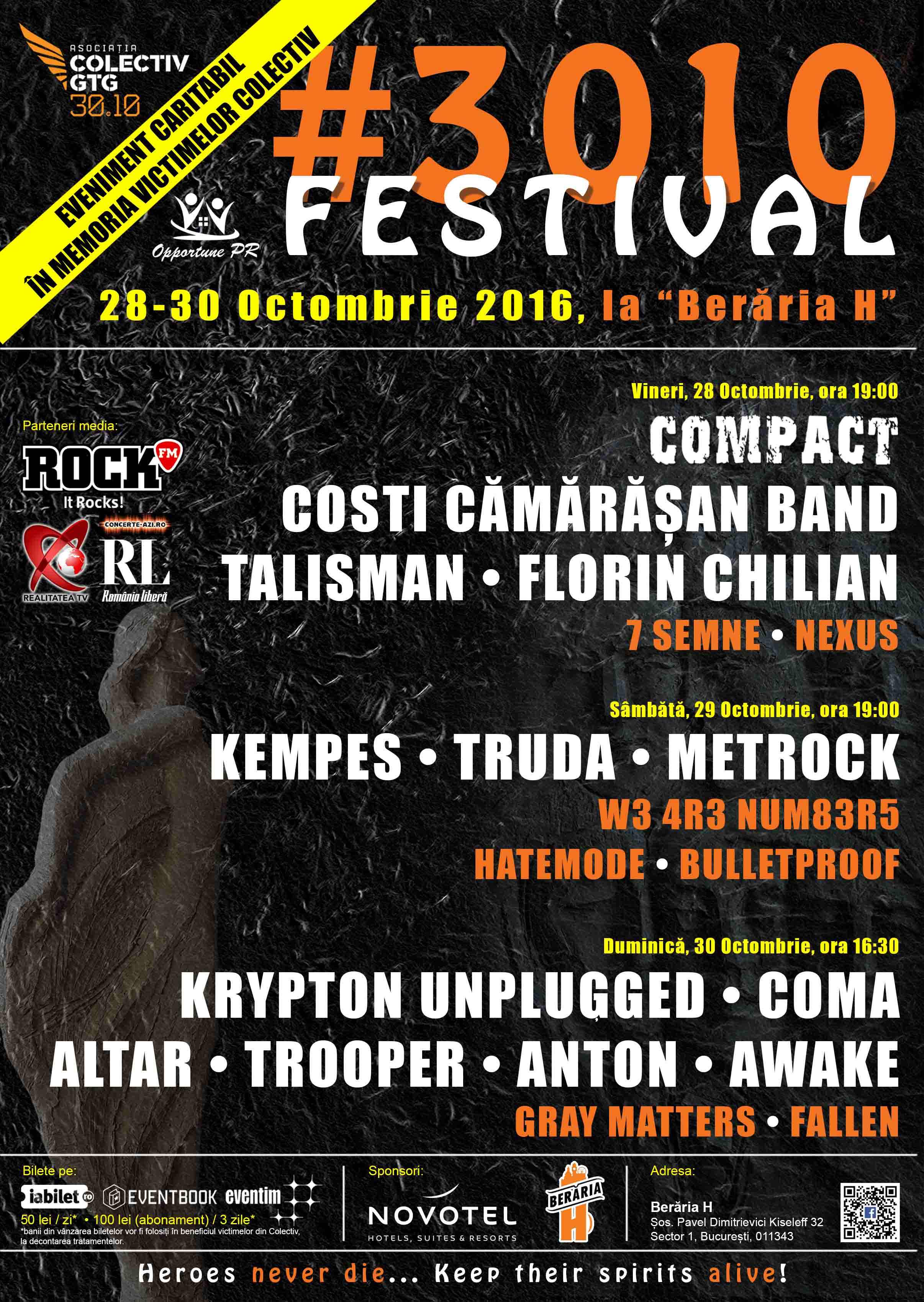 Fostul realizator TV Petre Magdin va prezenta evenimentul organizat de Asociatia Colectiv in memoria celor 64 de victime