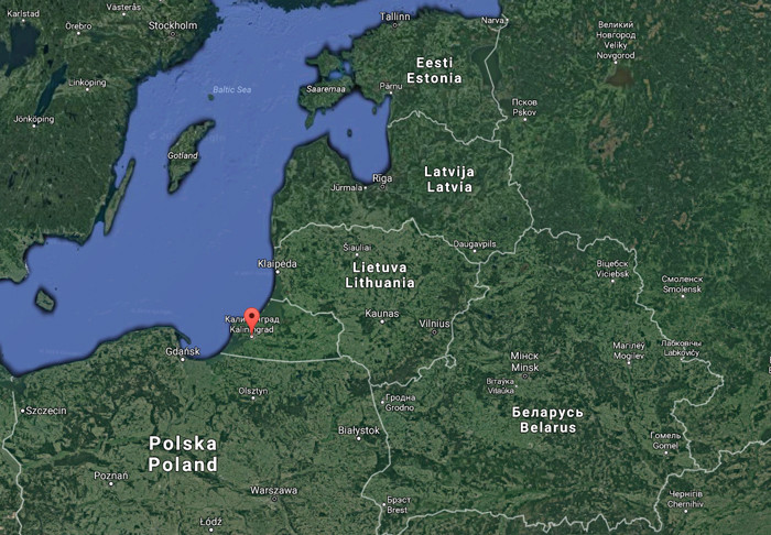 harta Kalinigrad