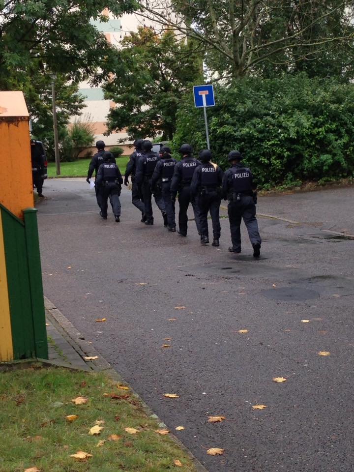 politie in Chemnitz