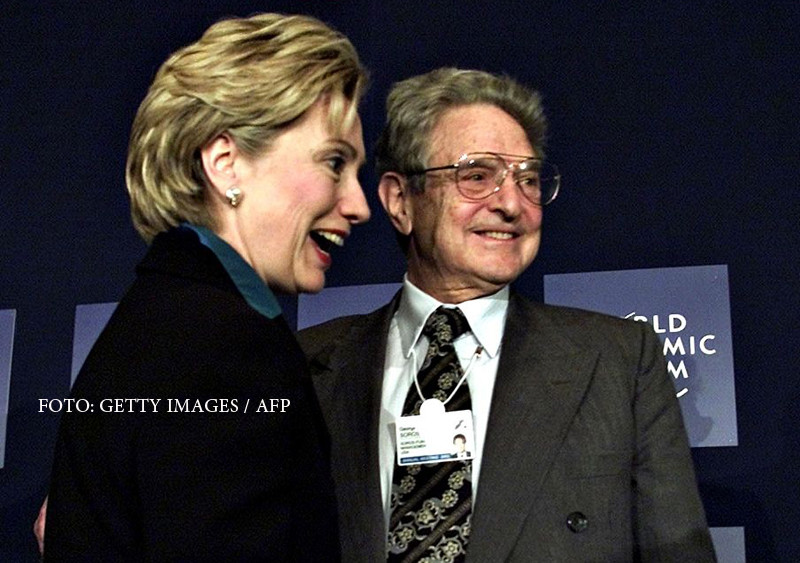 Legaturile dintre George Soros si cei doi candidati la presedintia SUA. Miliardarul maghiar, subiect de atac pentru Trump