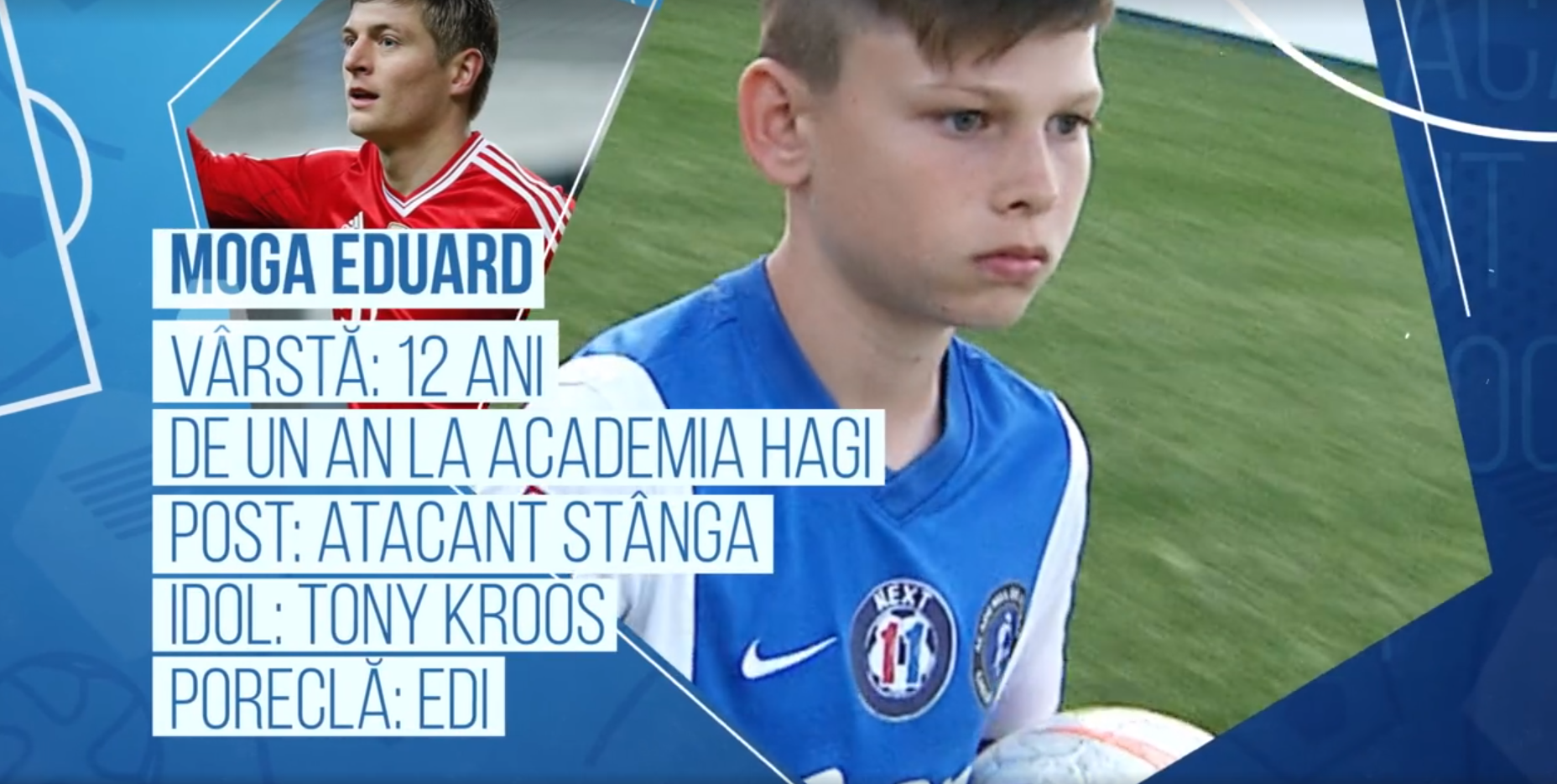 Campionii Viitorului | El este "creierul" echipei care va reprezenta Romania la "Mondialul pustilor" din weekend. Academia Hagi propune un viitor Toni Kroos