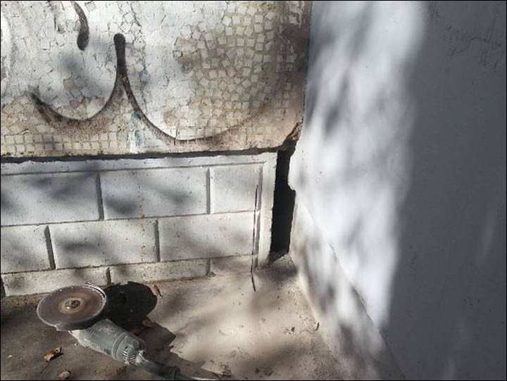 Un caine a ramas blocat 3 ANI intr-o gaura in beton, in Rusia. VIDEO: operatiunea incredibila prin care a fost salvat