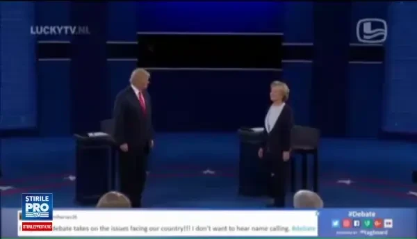 Un olandez a editat a doua dezbatere dintre Clinton si Trump si totul s-a transformat intr-un joc romantic