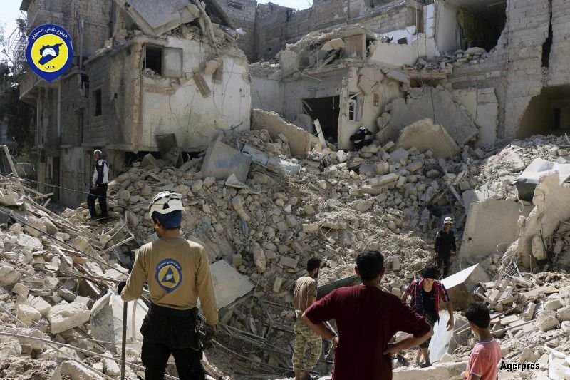 bombardamente in Alep