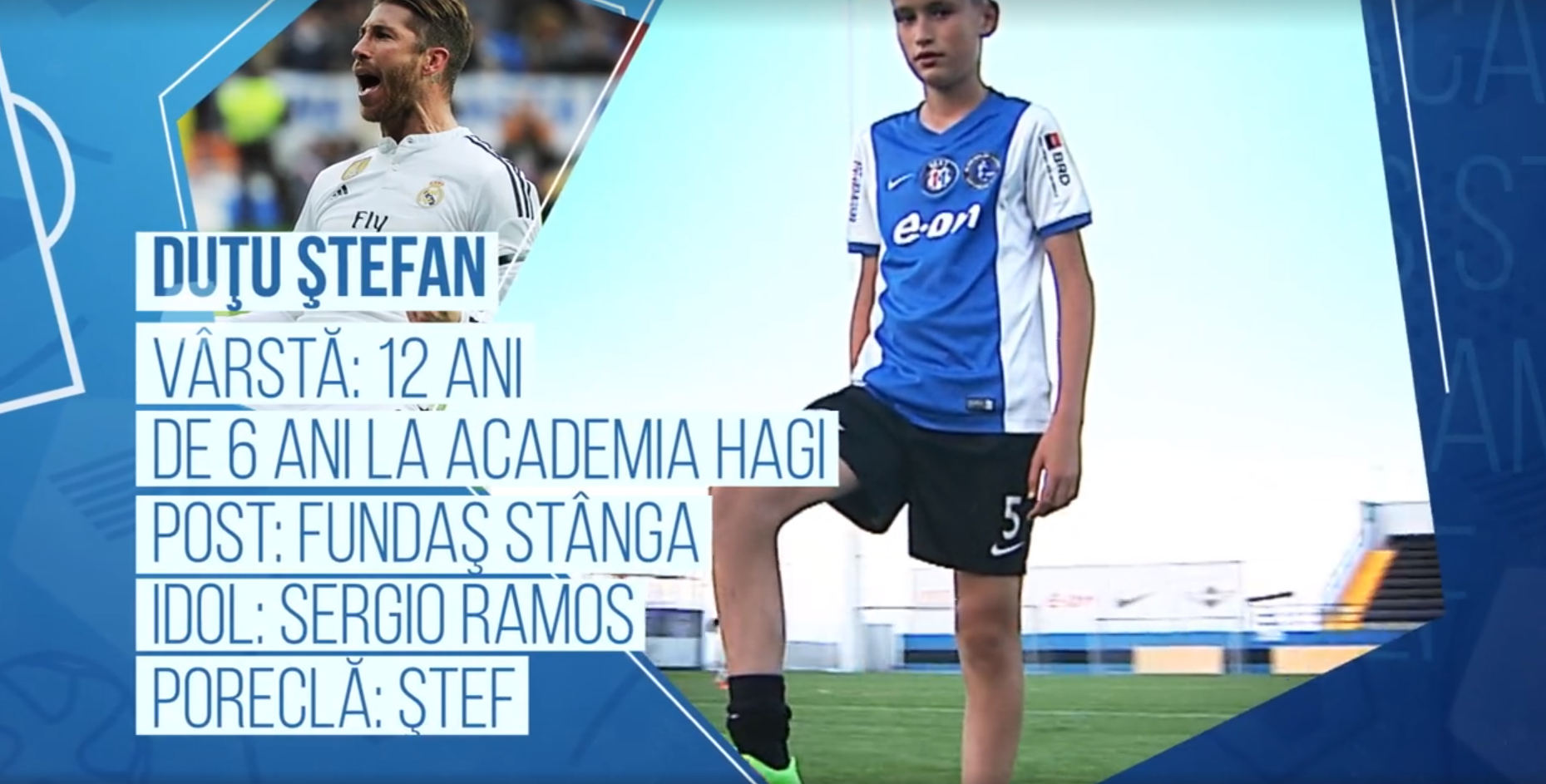Campionii Viitorului | Pustiul de 12 ani care vrea sa bata in viitor recordul de transfer al lui Chiriches: e fundas si-l are ca idol pe Sergio Ramos