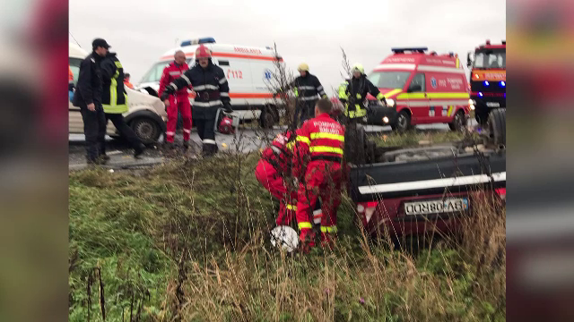 Doi batrani si-au pierdut viata dupa ce masina in care se aflau a fost izbita de o furgoneta