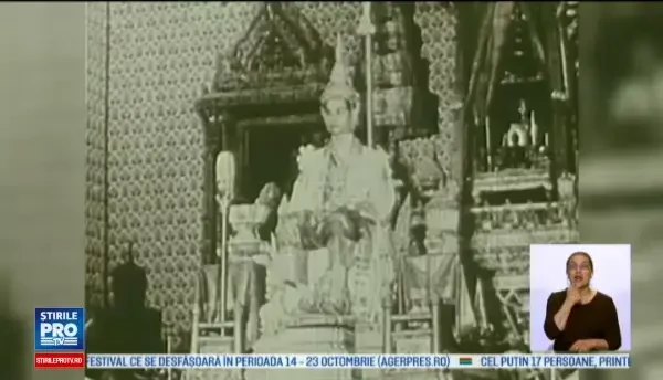 Doliu national de un an in Thailanda dupa moartea regelui. Televiziunile si ziarele au trecut la alb-negru pentru o luna