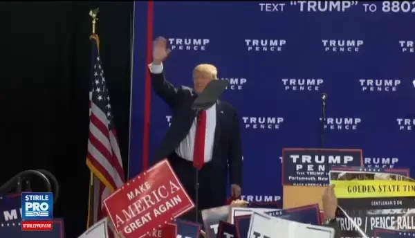 Donald Trump a acuzat-o pe Hillary Clinton ca ar fi fost drogata ori dopata la ultima lor dezbatere televizata