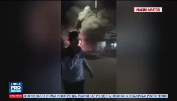 Incendiu in zona Aparatorii Patriei din Capitala. Un service auto a fost cuprins de flacari