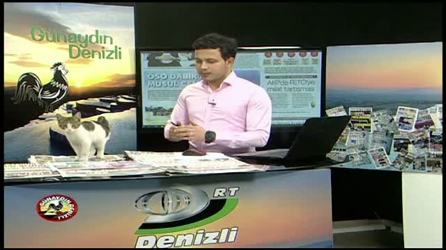 Aparitie surpriza in timpul unui jurnal de stiri, transmis in direct de o televiziune turca