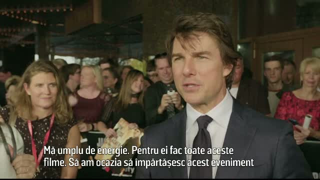 "Este minunat". Mesajul lui Tom Cruise pentru fanii prezenti la o proiectie in scopuri caritabile a filmului Jack Reacher
