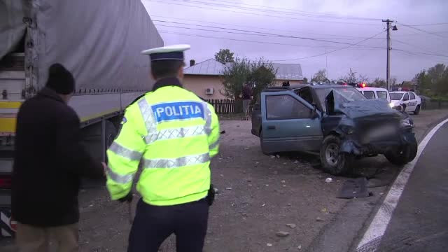Accident mortal in Targoviste, provocat de un TIR care a ajuns pe contrasens intr-o curba