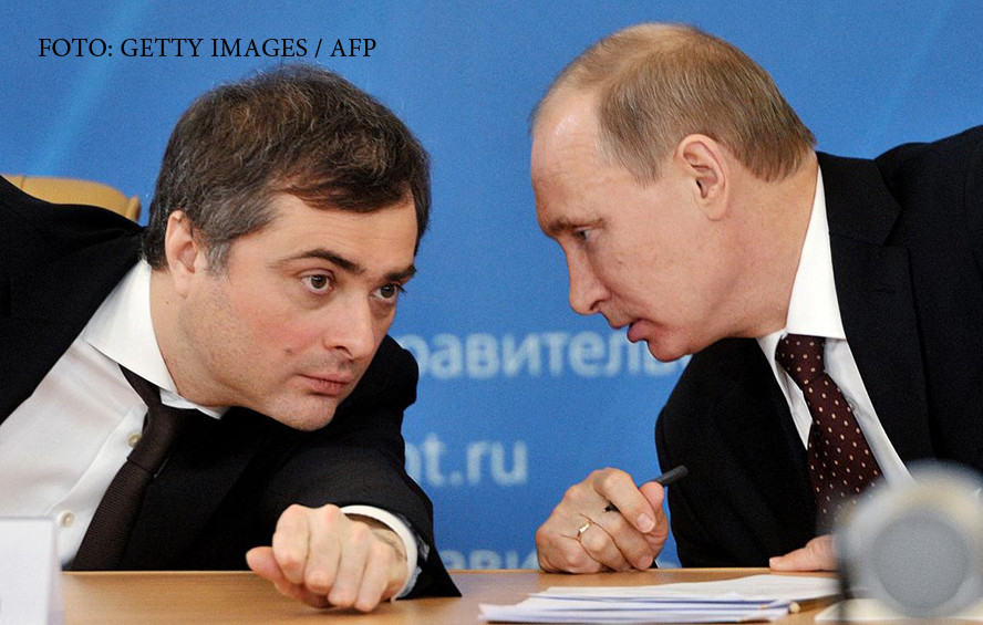 Vladislav Surkov si Vladimir Putin