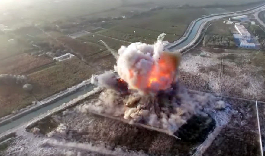Atac sinucigas, filmat de talibani cu drona. 15 oameni au murit in explozie. VIDEO