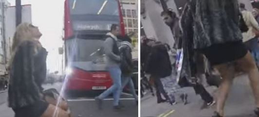 Scenele care i-au ingrozit pe londonezi. Ce pateste aceasta tanara, in plina strada, si nimeni nu o ajuta