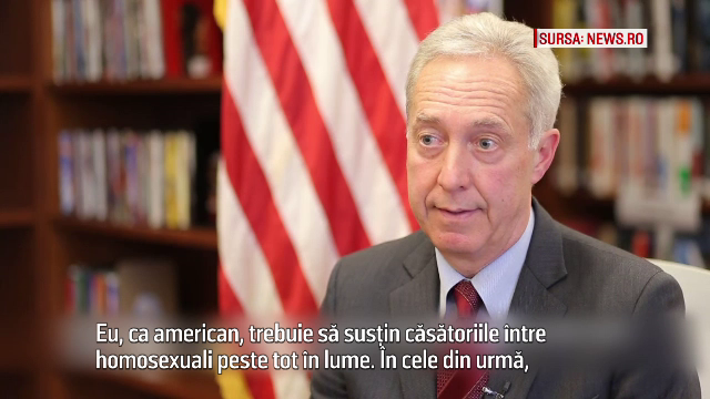 Ambasadorul SUA, Hans Klemm, despre casatoriile gay: "Ca american, le sustin, dar fiecare tara isi ia decizia"