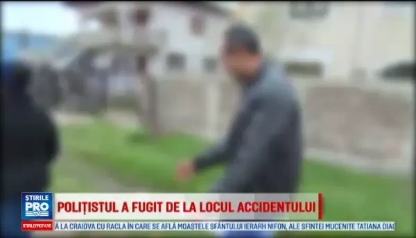 Un politist beat a dat cu masina peste un tanar din Dambovita si a fugit