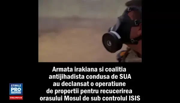Imagini desprinse parca de pe alta planeta. Jihadistii au ars o uzina de exploatare a sulfului: 1000 de oameni, intoxicati