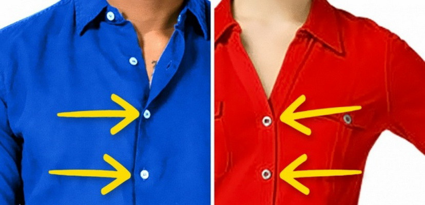 De ce au camasile barbatilor nasturii pe partea dreapta, iar cele ale femeilor pe partea stanga