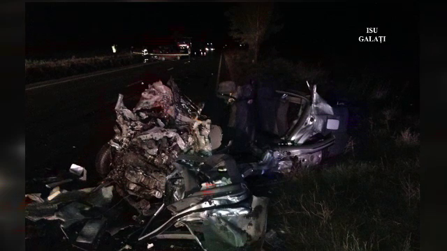 accident langa Tecuci