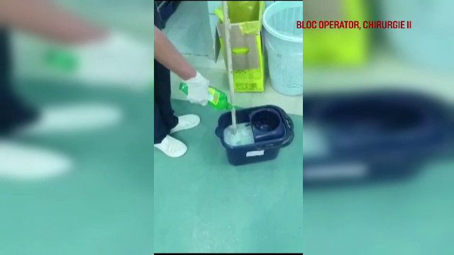 Un nou scandal la Spitalul Universitar. O asistenta ar fi filmat cum salile de operatie sunt spalate cu sapun de vase