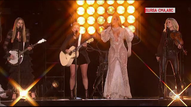 Beyonce a aratat ca poate canta orice si a facut duet cu Dixie Chicks, la Premiile Muzicii Country