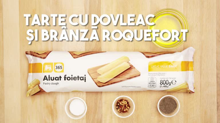 Tarte cu dovleac si branza Roquefort