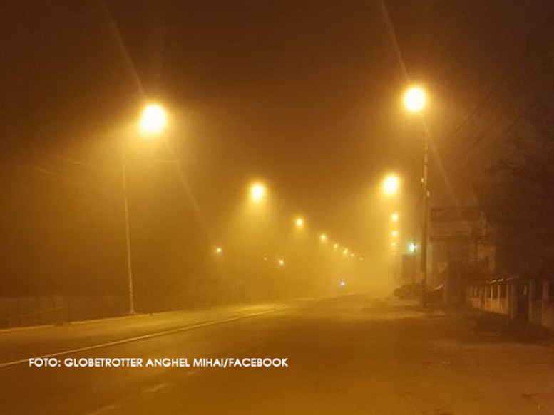 COD GALBEN de ceata in sase judete din sudul tarii. Vizibilitatea va fi de sub 50 de metri si poate aparea si poleiul