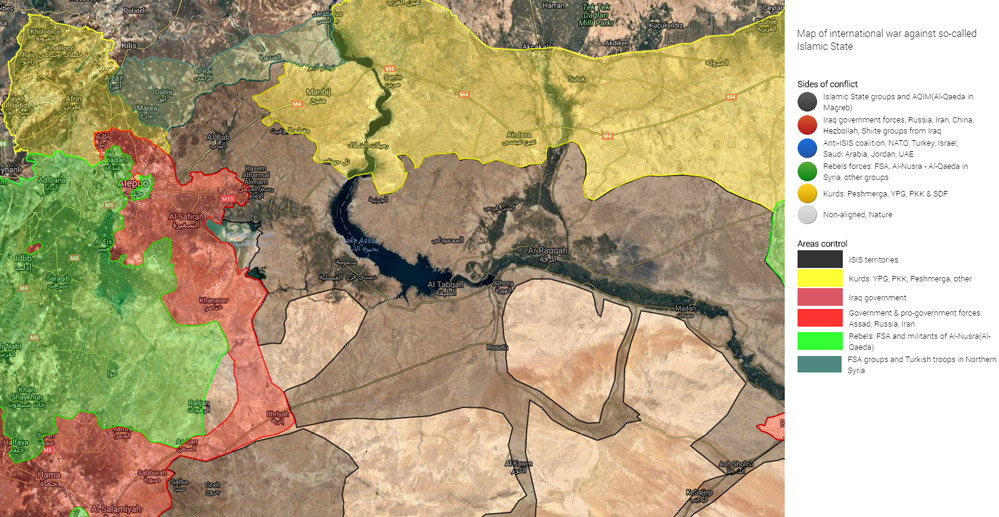 harta situatie siria 6 noiembrie