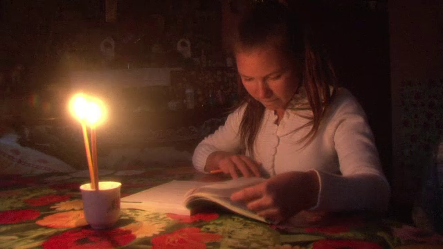 In Romania lui 2016 exista inca elevi care invata la lumanare. "Vrea sa mearga mai departe, sa se faca profesoara"