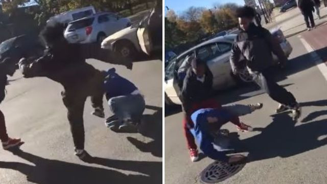 Scene violente in Chicago. Un barbat a fost batut pe strada pentru ca ar fi votat cu Donald Trump. VIDEO