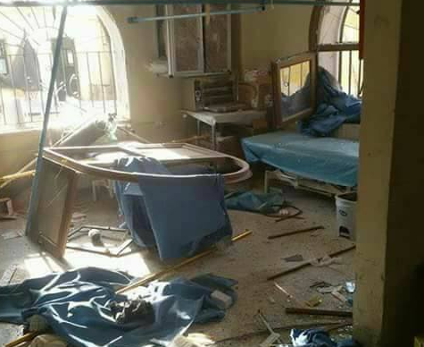 Noi bombardamente in Siria. Singurul spital din orasul Atareb a fost distrus. FOTO