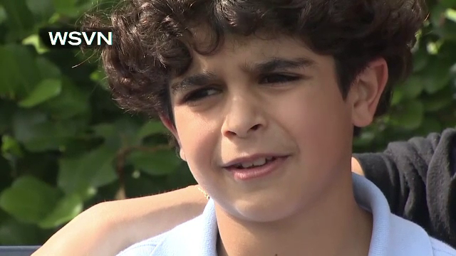 Si-a salvat fratiorul mai mic in ultima clipa. Un pusti de noua ani a dat dovada de o viteza de reactie excelenta