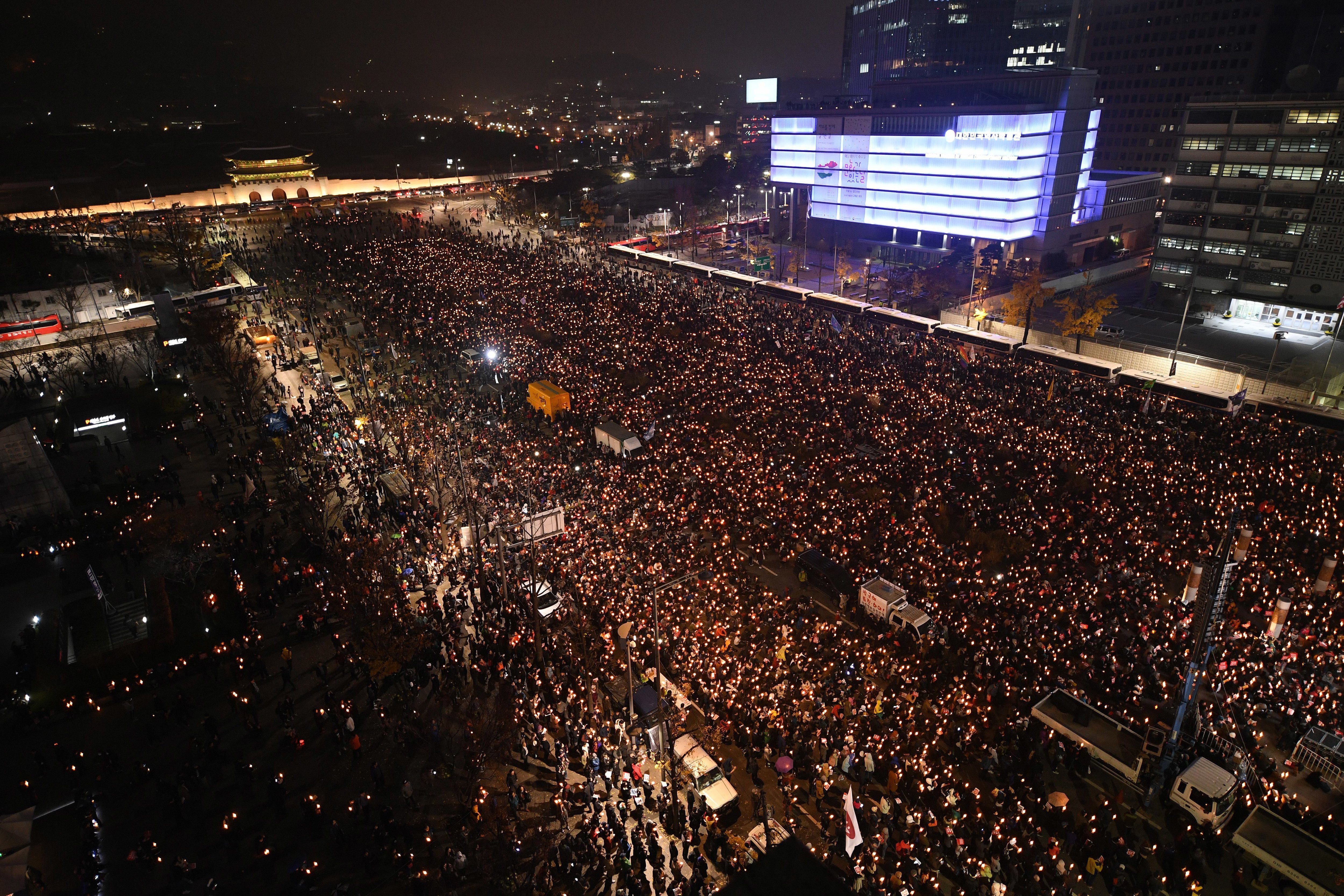 proteste Coreea de Sud