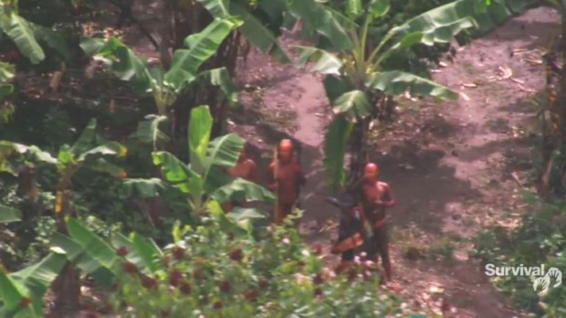 Au vrut sa fotografieze jungla amazoniana, dar au dat peste un trib necunoscut. Cum au reactionat bastinasii cand au vazut elicopterul