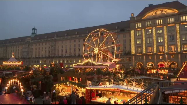 Cel mai vechi targ de Craciun din Germania s-a deschis la Dresda. Masuri de securitate sporite luate anul acesta