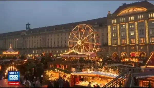 Cel mai vechi targ de Craciun din Germania s-a deschis la Dresda. Masuri de securitate sporite luate anul acesta