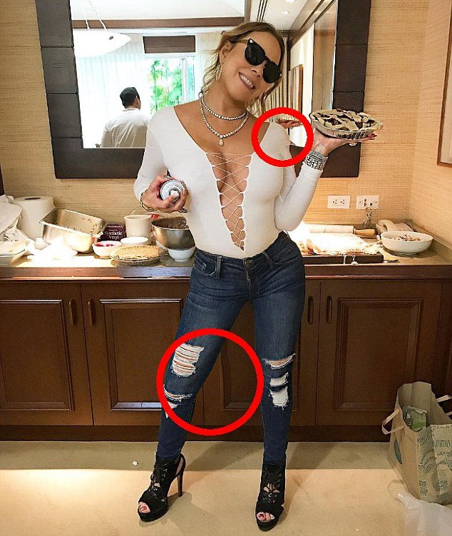 Mariah Carey, Photoshop, incidente