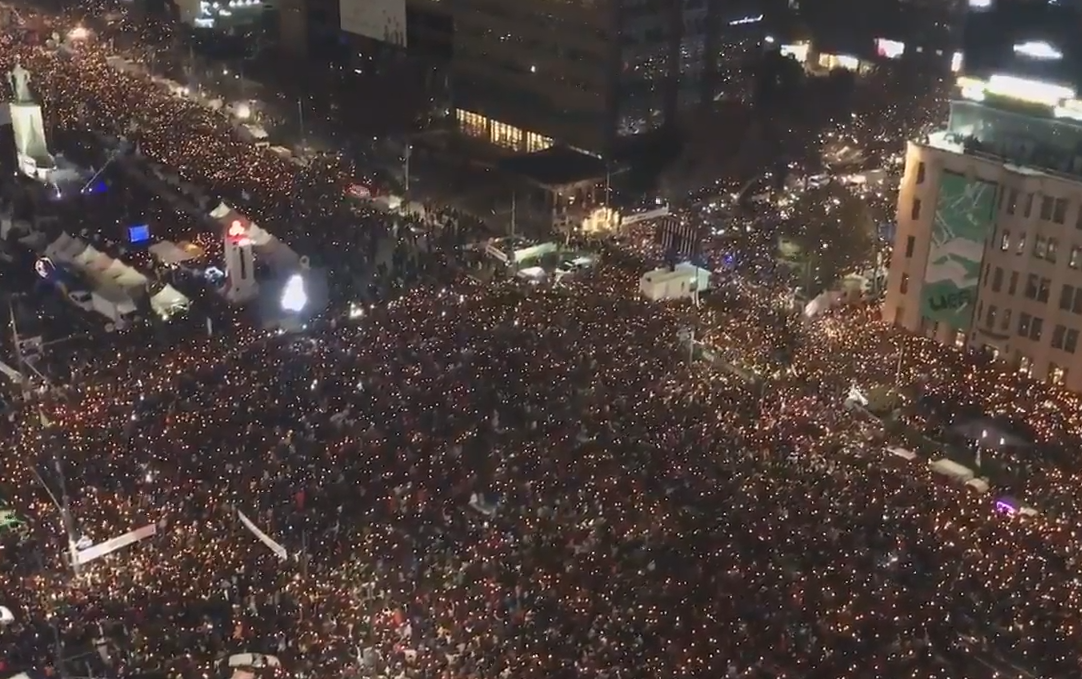 Imaginile sunt covarsitoare. Peste un milion de oameni au iesit in strada