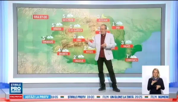 Vreme ploioasa si vant puternic, duminica. Prognoza pentru inceputul de saptamana