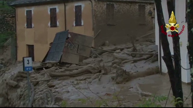 Filmare cu drona. Pagubele de 100 de milioane de euro lasate in urma de ploile abundente din Italia