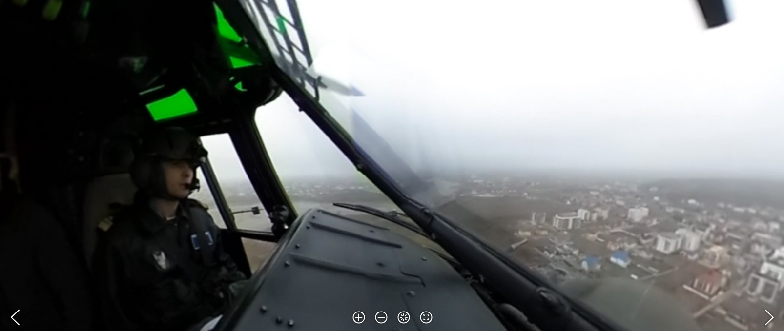 EXCLUSIV VIDEO 360°: Cum se vede parada de 1 decembrie din elicopter