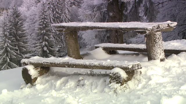 Cea mai scazuta temperatura, luni noaptea, -13 grade in Harghita. Cum va fi vremea in urmatoarele trei zile