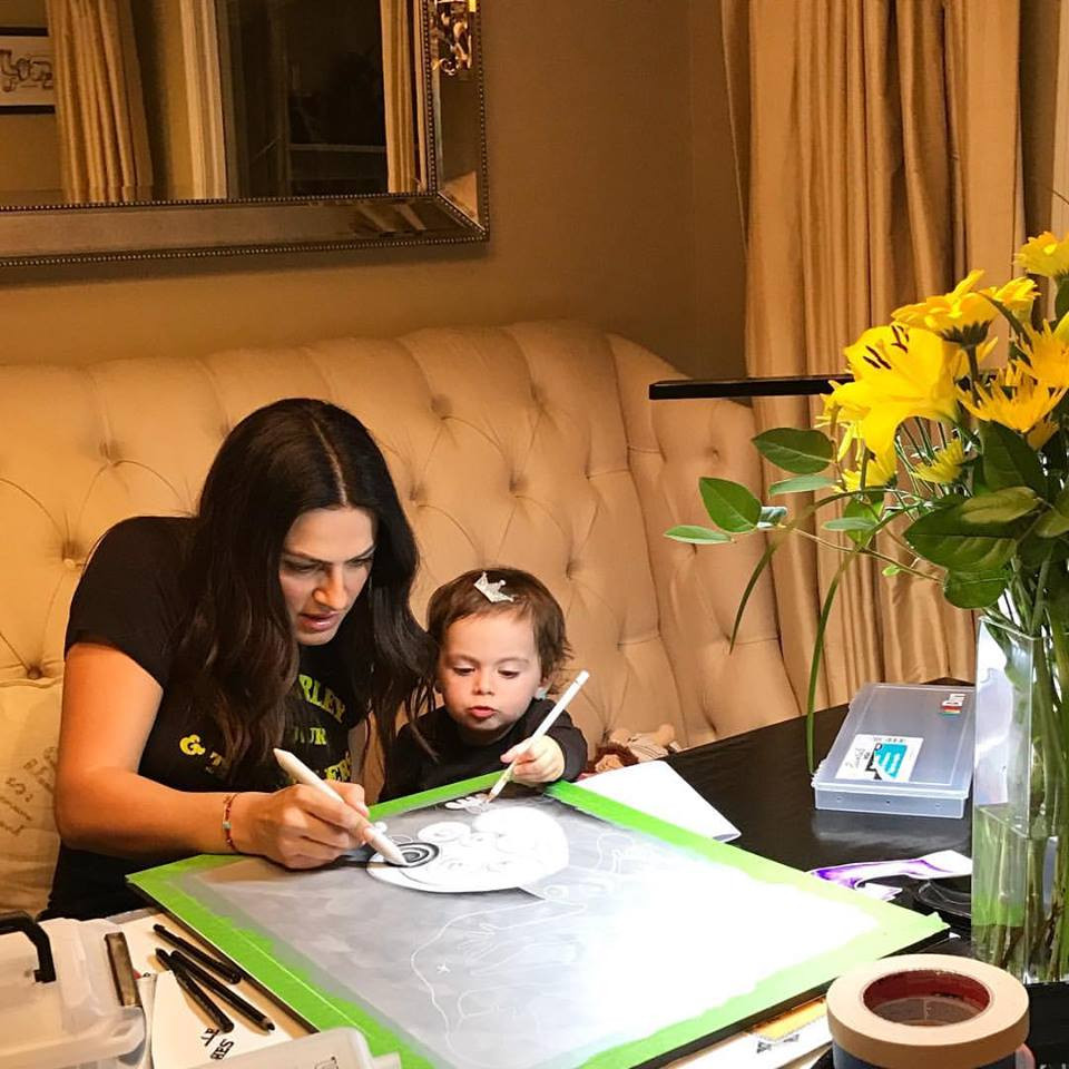 Alexandra Nechita, micuta Picasso