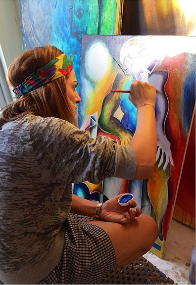 Alexandra Nechita, micuta Picasso