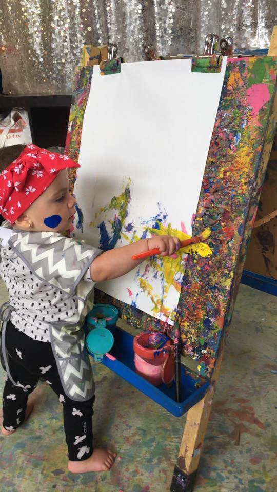 Alexandra Nechita, micuta Picasso